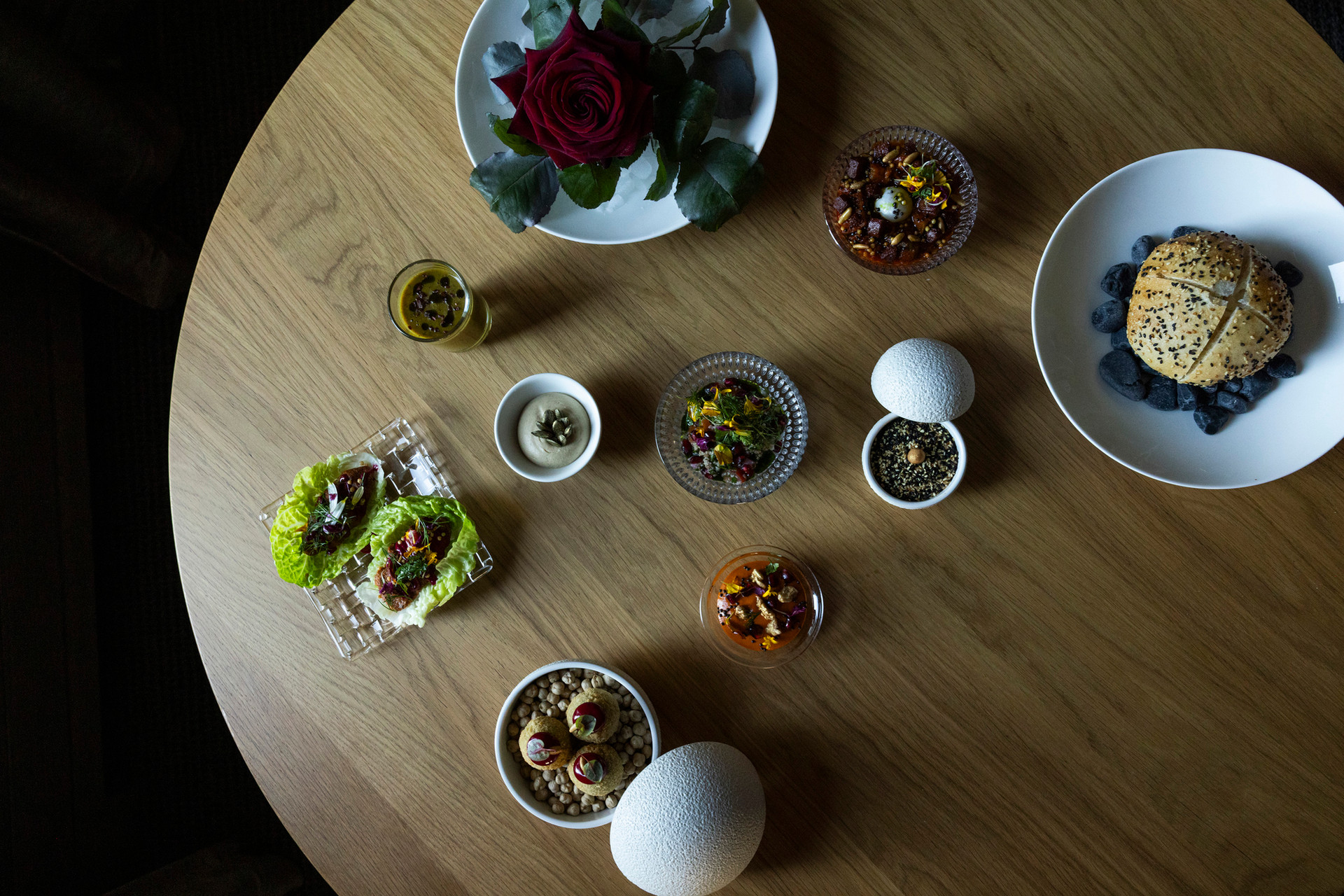 Ya Mama Mezze Auswahl von oben